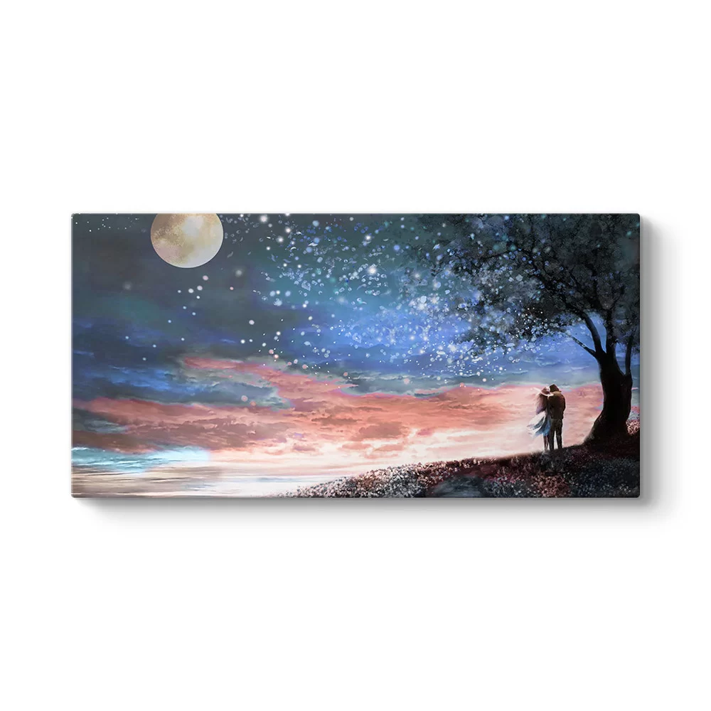Fantastik Gece Kanvas Tablo - Model 5